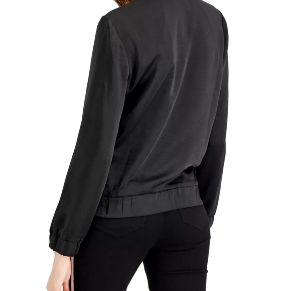 INC International Concepts Women’s Satin Track Jacket (Small) - Picture 3 of 4